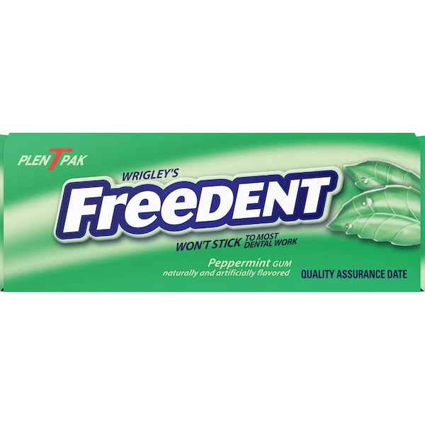 Freedent Freedent Chicle de Menta 15 piezas, Paquete de 360 - 259658
