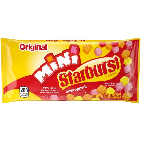 Starburst Starburst Minis Original Singles 1.85 oz., paquete de 288 - 391052