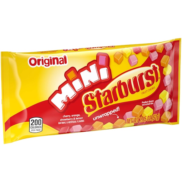 Starburst Starburst Minis Original Singles 1.85 oz., paquete de 288 - 391052