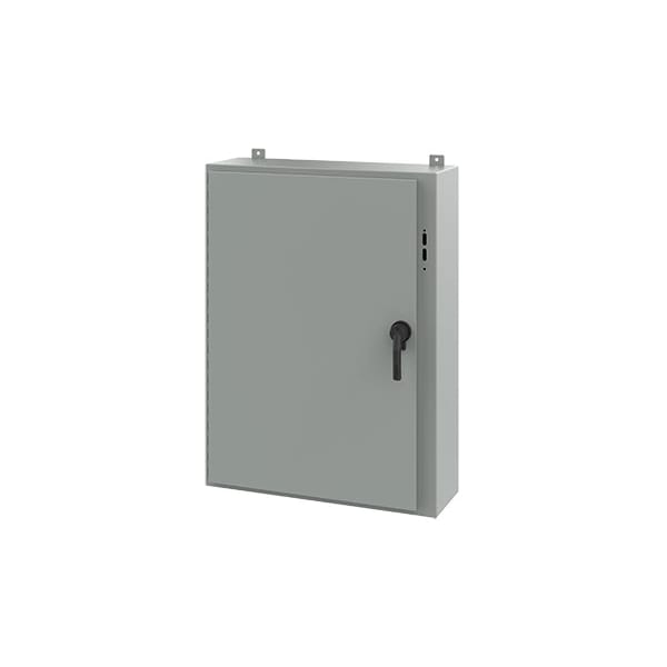 Nvent Hoffman Steel Electrical Enclosures, 42 in H, 10 in D, 31.38 in W, NEMA 12, Hinged - A42SA3210LPPL