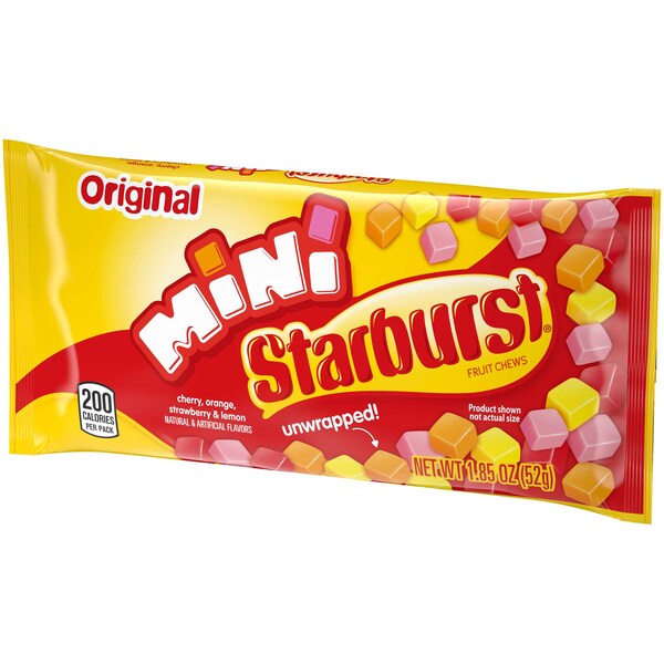 Starburst Starburst Minis Original Singles 1.85 oz., paquete de 288 - 391052