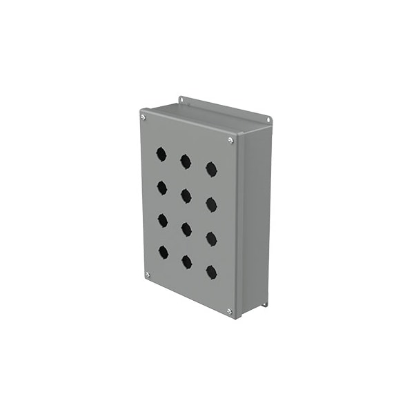 Nvent Hoffman Mild Steel Electrical Enclosures, 11-3/4 in H, 3 in D, 8-1/2 in W, NEMA 12, Screw On - E12PBG