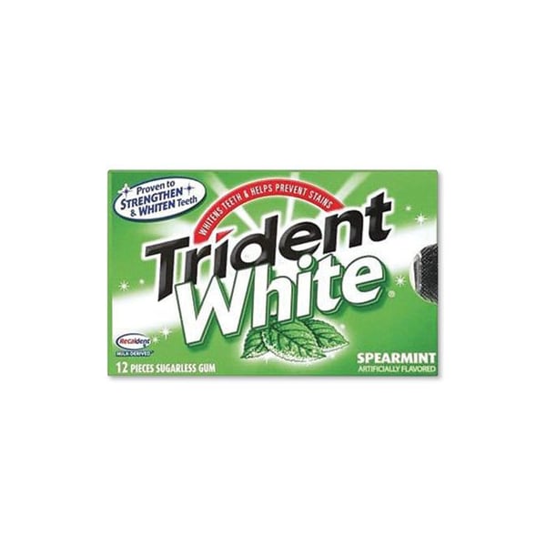 Chicle sin azúcar Mondelez International, Menta Blanca, 16 piezas/paquete, 9 paquetes/caja, 9PK - AMC67610