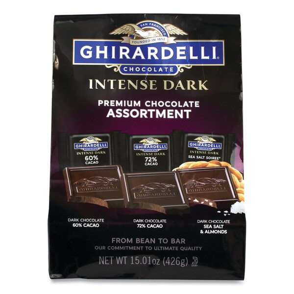 Colección Premium de Chocolate Intenso Ghirardelli, 15.01 oz Bolsa - 31534