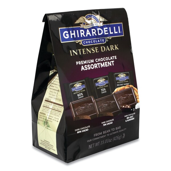 Colección Premium de Chocolate Intenso Ghirardelli, 15.01 oz Bolsa - 31534