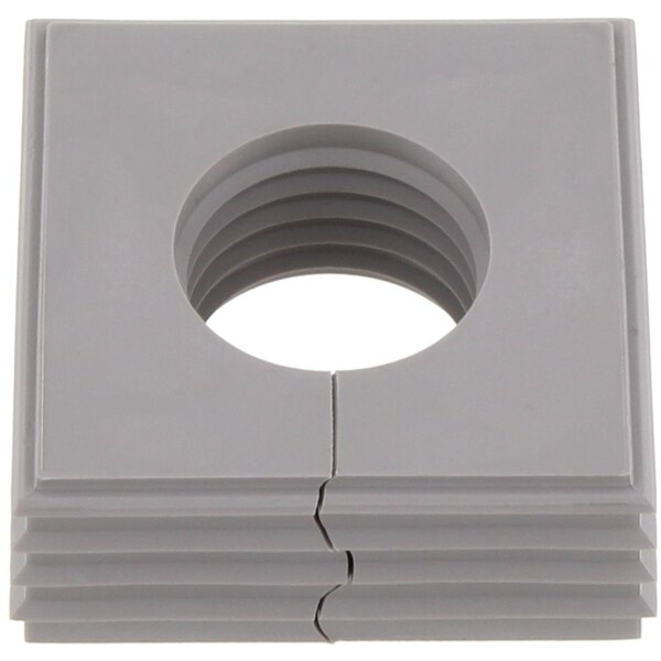 Conta-Clip Large Seal, 17.7 mm. H x 42.8 mm. W x 42.8 mm. L, Thermoplastic Elastomer - 28583.6