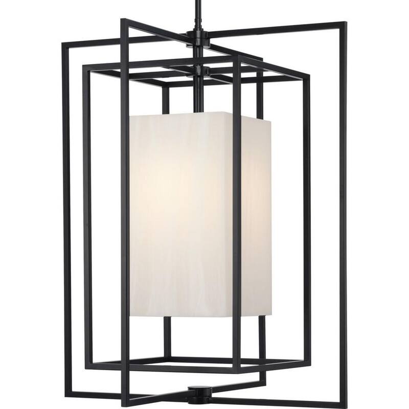 Iluminación de progreso Jeffrey Alan Marks Colección Shadmore de Point Dume Lámpara de pared para exteriores LED con cableado de 1 luz en negro mate de 31.25 pulgadas - P550118-31M