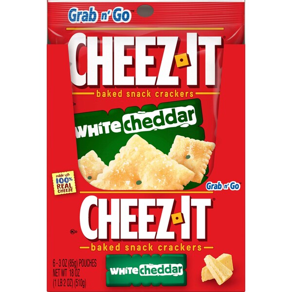 Cheez-It Sunshine Galleta de Queso Cheddar Blanco 3 oz. Bolsa, PK36 - 2410031532