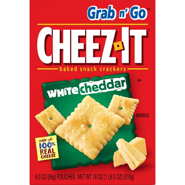 Cheez-It Sunshine Galleta de Queso Cheddar Blanco 3 oz. Bolsa, PK36 - 2410031532