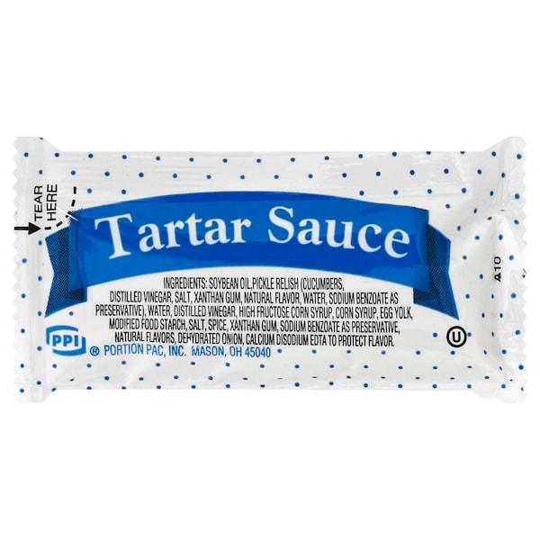 Paquetes de salsa tártara Portion Pac de 12g, PK200 - 00716037438104