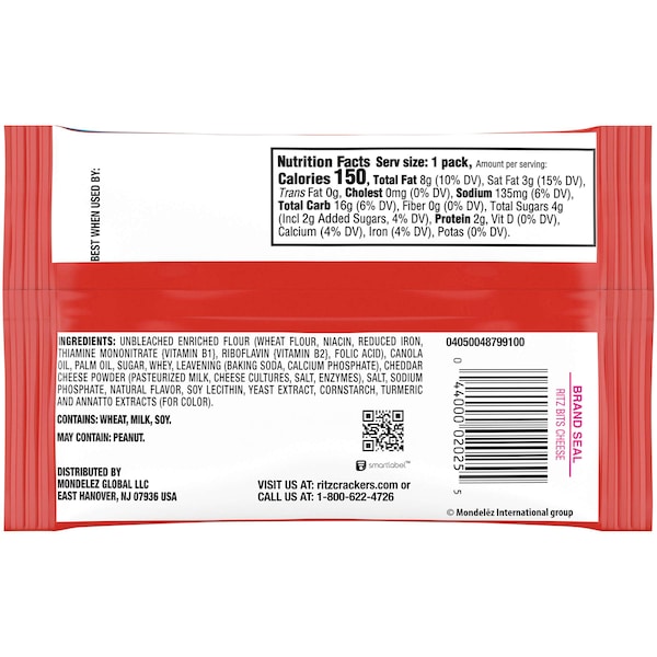 Ritz Nabisco Ritz Lunchbox Crackers Munch Packs Supermix, Paquete de 48 piezas - 02032