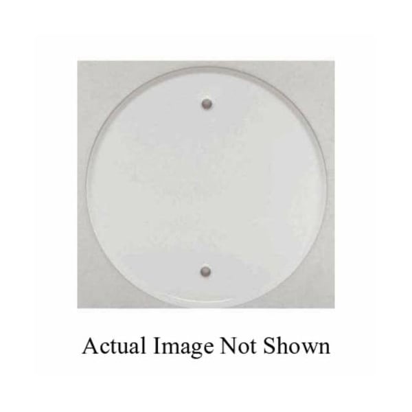 Mulberry Electrical Box Cover, Round, 430 Stainless Steel, Flat Cover - 40428