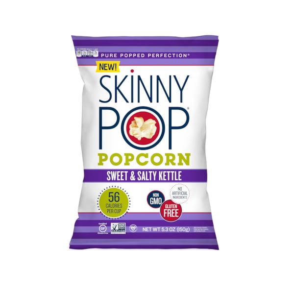 Skinnypop Skinnypop 5.3 oz. Maíz dulce y salado en olla, paquete de 12 - 6002240-SP