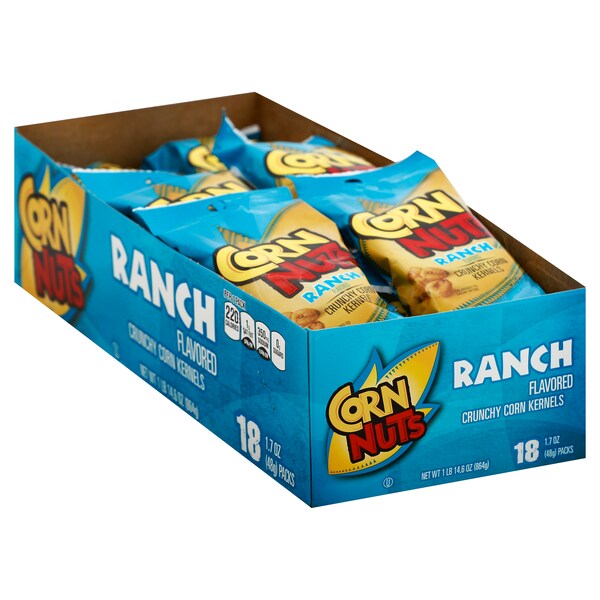 Maíz frito con sabor a Rancho Cornnuts Botana 1.7 oz. Bolsa, PK216 - 00071159020195