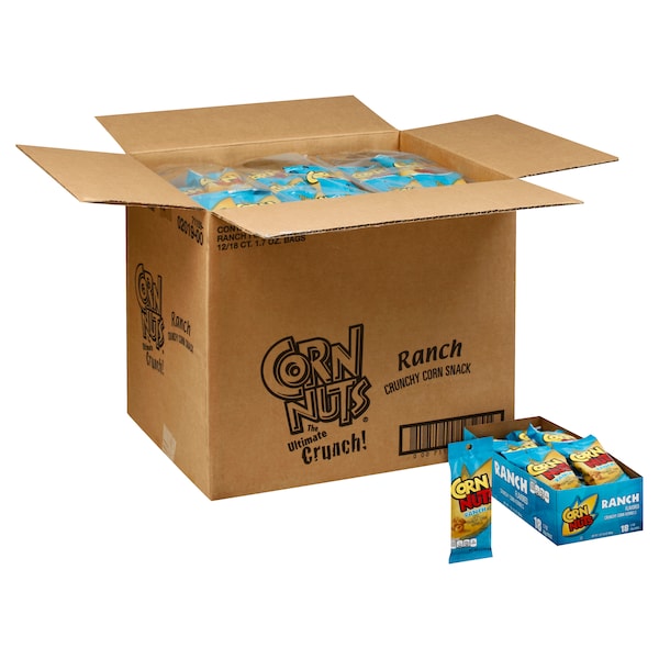 Maíz frito con sabor a Rancho Cornnuts Botana 1.7 oz. Bolsa, PK216 - 00071159020195