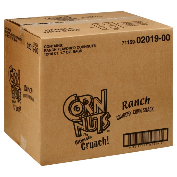 Maíz frito con sabor a Rancho Cornnuts Botana 1.7 oz. Bolsa, PK216 - 00071159020195