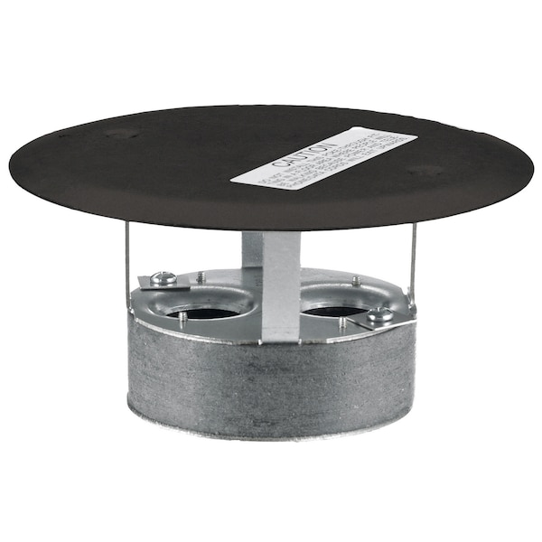 Hubbell Wiring Device-Kellems SystemOne, Abandonment Plug, 4" Core Hole, Black Cover - S1FRP4BL
