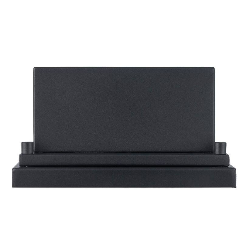 Hampton Bay Bradford 18 in. 2-Light Black Outdoor Wall Light Fixture with Clear Glass - BAL-762

Luminaria de pared exterior Hampton Bay Bradford de 18 pulgadas con 2 luces en color negro y vidrio transparente - BAL-762