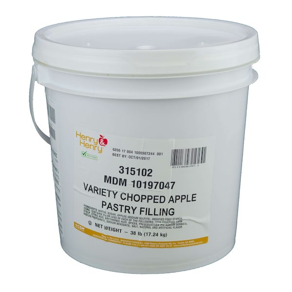Henry y Henry Variedad de Relleno Picado de Manzana, 38 lbs - 10197047