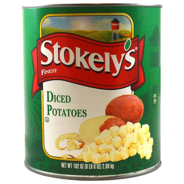 Papa picada Stokely Stokely 102 oz., paquete de 6 - F007022292968