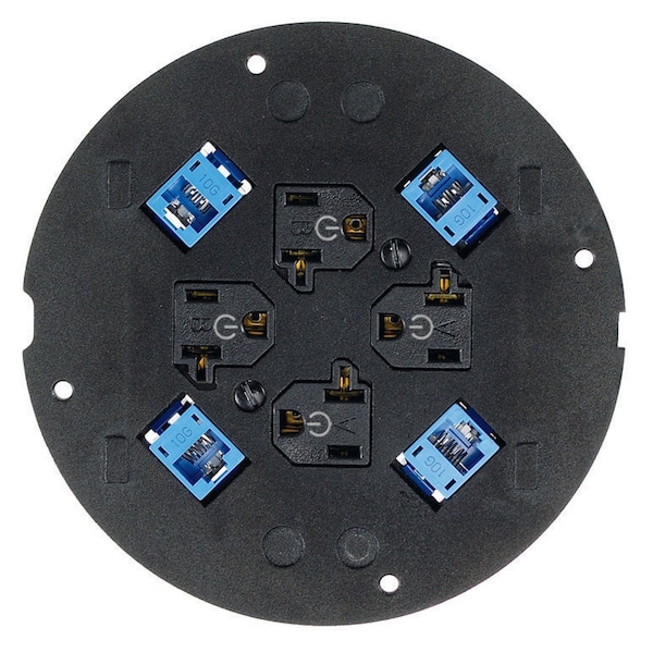 Hubbell Wiring Device-Kellems In Floor S1SP4X4C - S1SP4X4C