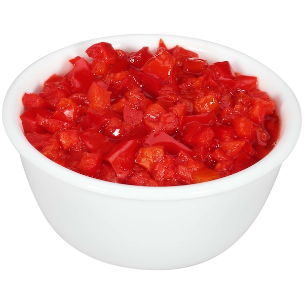 Pimientos Rojos Picados Dunbar 15 oz. Lata, Paquete de 24 - 01014300240001