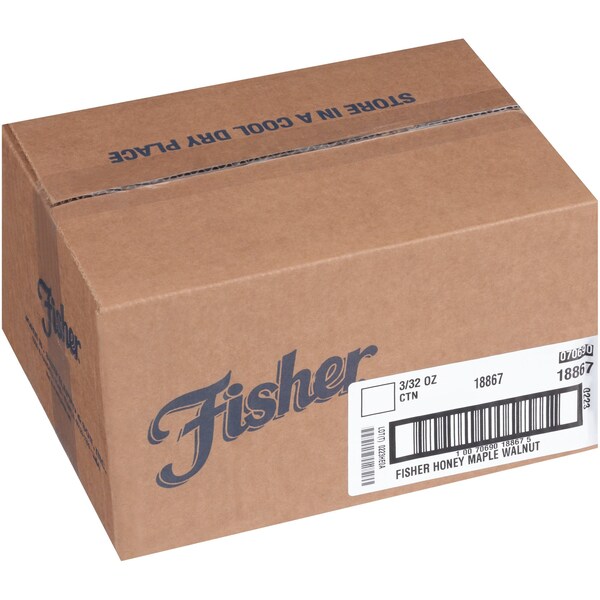Fisher Fisher Nueces mitades y trozos de nueces en miel, arce y nuez 32 oz., paquete de 3 - 18867