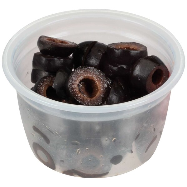 Perlas negras rebanadas en tazón de aceitunas negras 5.6 oz., paquete de 6 - 8041315