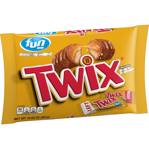 Twix Twix Caramelo Tamaño Divertido 10.83 oz., paquete de 20 - 323205