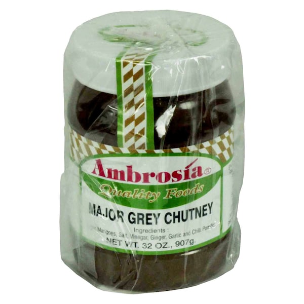 Importaciones Savor Chutney Mayor Grey de 32 oz., PK12 - 25419