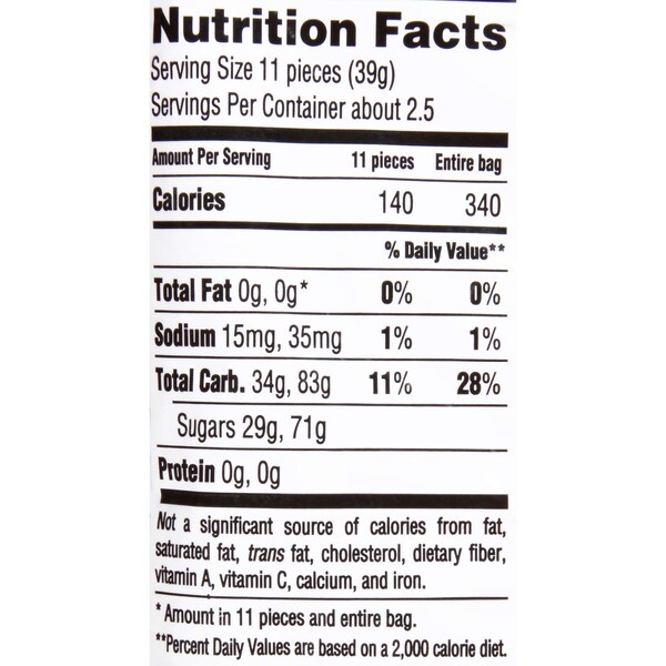 Caramelo suave de sandía sin grasa Sour Patch, bolsas de 3.4 oz, paquete de 144 - 203