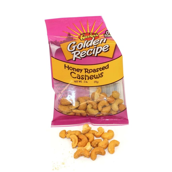 Receta Dorada: Nueces de Castañas Doradas al Miel 2 oz, Paquete de 8 - 7616