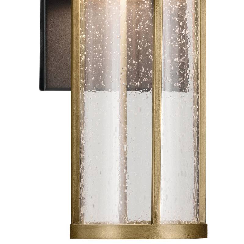 KICHLER Camillo 12 in. 1-Light Textured Black and Brass Modern Outdoor Hardwired Wall Lantern Sconce with Integrated LED - 59139BKT

KICHLER Camillo 12 pulgadas 1 Luz Linterna de Pared para Exterior con Cableado Duro en Texturizado Negro y Latón Moderna con LED Integrado - 59139BKT