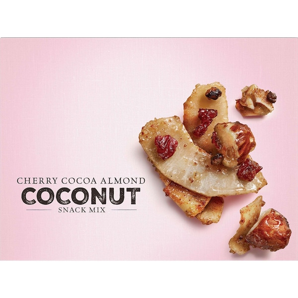 Bocadillos Sahale Sahale 1.5 oz. Mezcla de bocadillos de cereza, almendra, cocoa y coco, PK42 - 9386900088