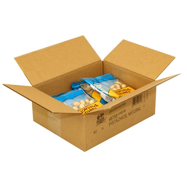 Receta Dorada Pistaches Naturales, 2 oz., paquete de 8 - 7607