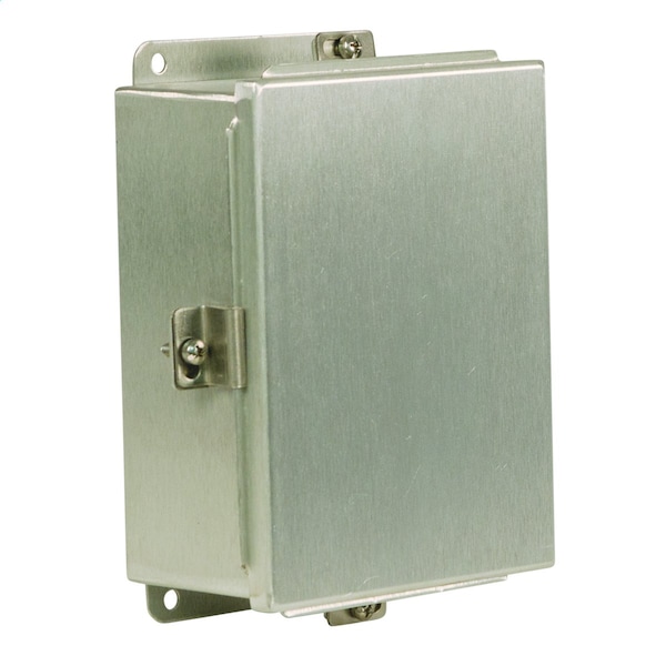 Wiegmann Enclosure Cover, 4 in. H x 6-1/2 in. W x 8-1/2 in. L, Aluminum - BN4080603AL