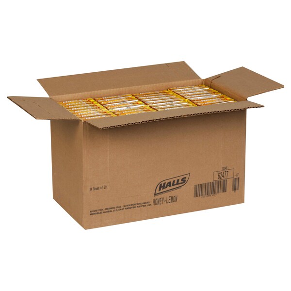 Gotas para la tos de palo de limón y miel de Halls Halls, 9 piezas, PK480 - 62477