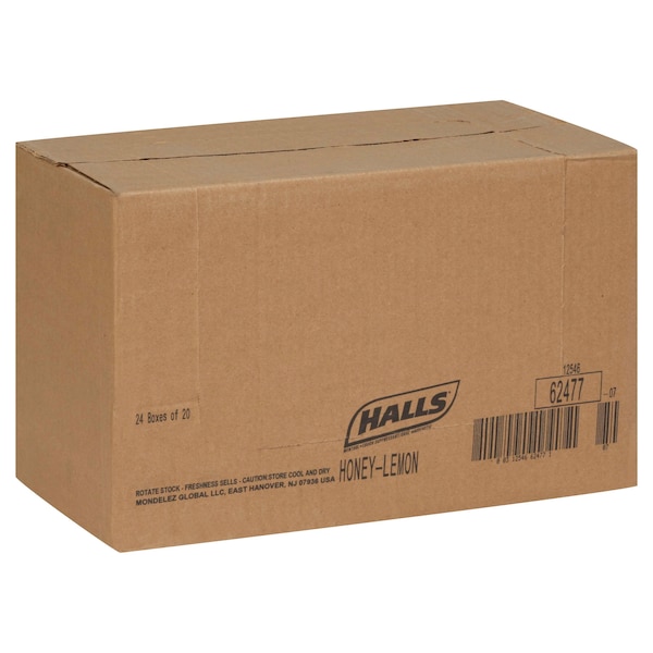 Gotas para la tos de palo de limón y miel de Halls Halls, 9 piezas, PK480 - 62477