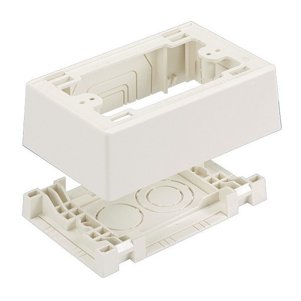Panduit Junction Box, Power, Fsnap, Iw, 1-Gang - JBP1FSIW