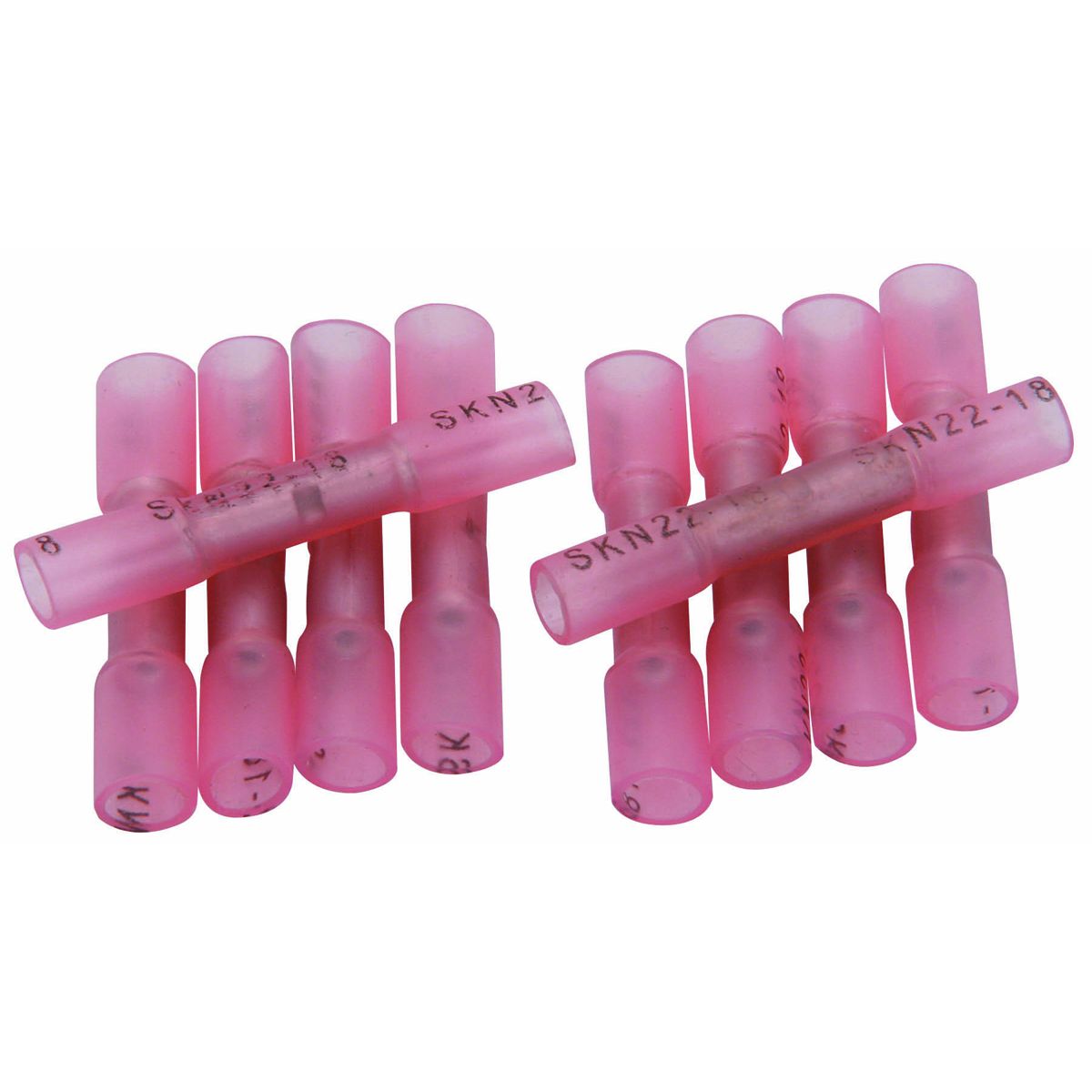 Conectores para cables con aislante termorretráctil impermeables de calibre 18-22, 10 piezas - 66595