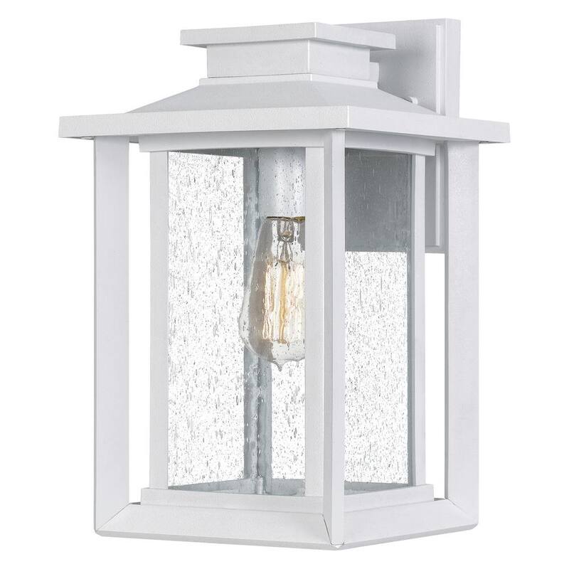 Quoizel Wakefield Linterna de Pared de Exterior de Luz Blanca Lustre de 1 luz - WKF8409W