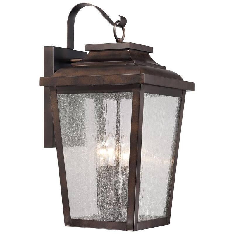 The Great Outdoors por Minka Lavery Irvington Manor Lámpara de Pared de Bronce Chelsea con 4 Luces para Exteriores - 72173-189