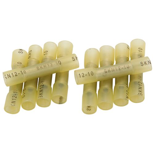 Conectores de cable termocontraíble de camisa aislante para almacén de 10-12 calibres, a prueba de agua, 10 piezas - 66597
