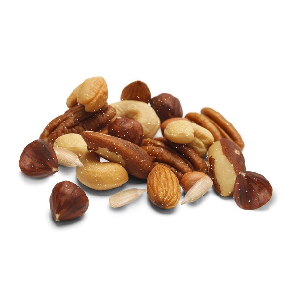 Mezcla de nueces de lujo sin cacahuate tostadas y saladas Azar Azar en bolsa de 2 libras, paquete de 3 - 7116096