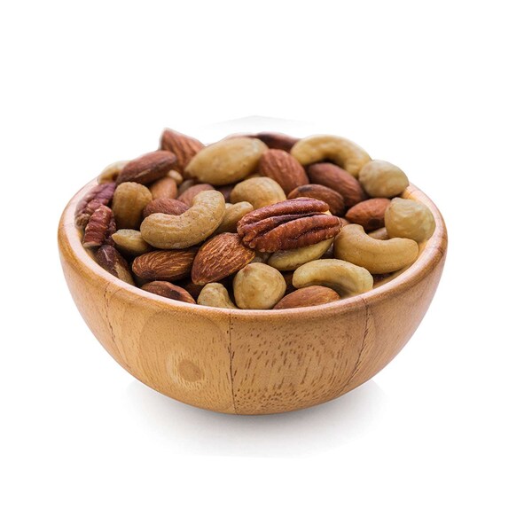 Mezcla de nueces de lujo sin cacahuate tostadas y saladas Azar Azar en bolsa de 2 libras, paquete de 3 - 7116096