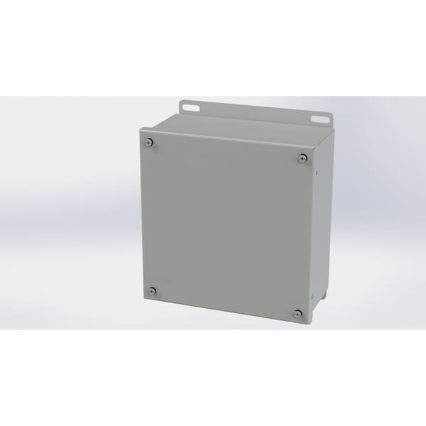 Saginaw Control & Engineering Carbon Steel Electrical Enclosures, 8.13 in H, 4 in D, 8 in W, NEMA 3R, 4, 12, 13, Screw On - SCE-808SC