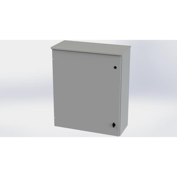 Saginaw Control & Engineering Galvanized Steel Electrical Enclosures, 36 in H, 12 in D, 30 in W, NEMA 3R, Hinged - SCE-36R3012LP