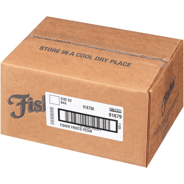 Piezas de nuez pecana glaseada Fisher Fisher 32 oz., paquete de 3 - 91679A