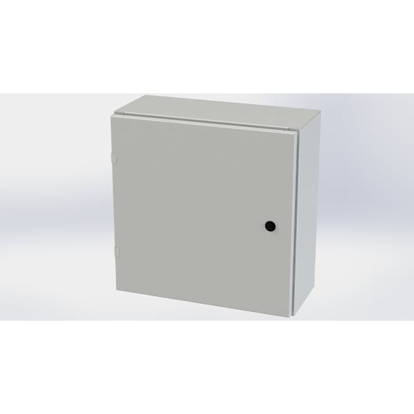 Saginaw Control & Engineering Carbon Steel Electrical Enclosures, 20 in H, 8 in D, 20 in W, NEMA 3R, 4, 12, 13, Hinged - SCE-20EL2008LPLG