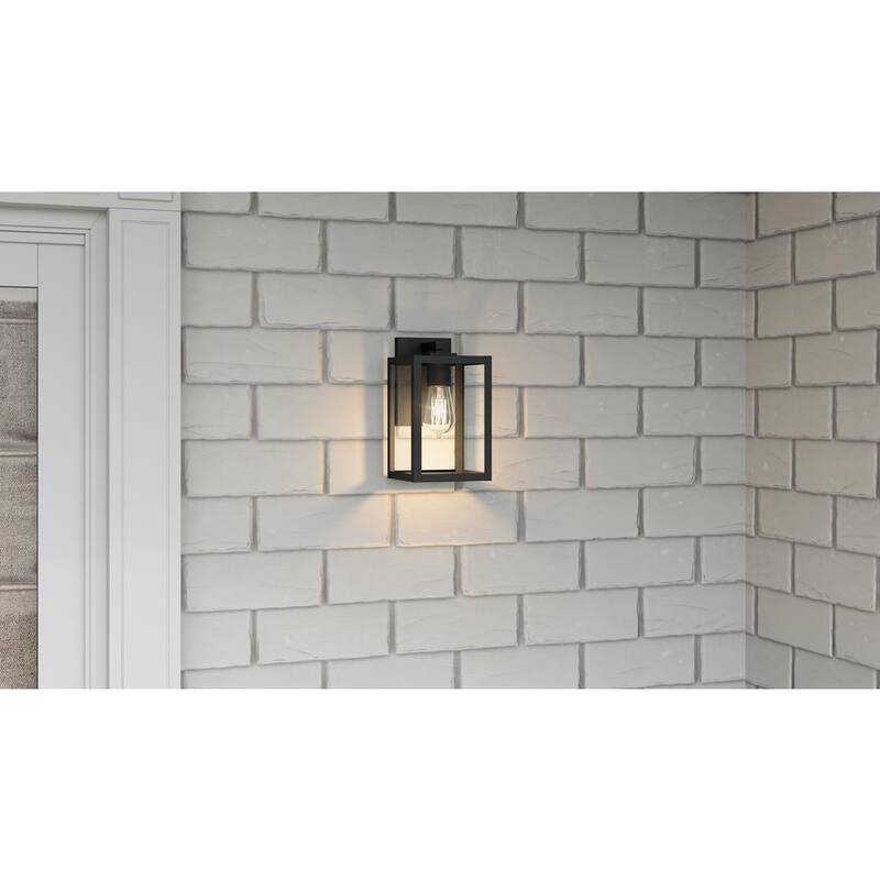 Lámpara de pared para exteriores con un solo foco Quoizel Westover en color negro tierra con conexión eléctrica - WVR8305EK